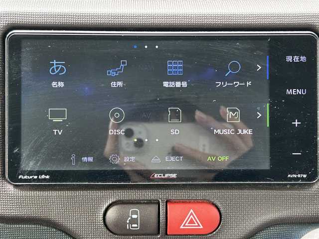 トヨタ スペイド F 福岡県 2014(平26)年 7.2万km ブラックマイカ 社外メモリナビ【AVN-R7W】/　（AM/FM/CD/DVD/Bluetooth/フルセグTV）/横滑り防止装置/ETC/片側パワースライドドア/電格ウインカーミラー/ISOFIX/盗難防止装置/保証書/取扱説明書/ナビ取扱説明書