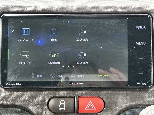 トヨタ スペイド F 福岡県 2014(平26)年 7.2万km ブラックマイカ 社外メモリナビ【AVN-R7W】/　（AM/FM/CD/DVD/Bluetooth/フルセグTV）/横滑り防止装置/ETC/片側パワースライドドア/電格ウインカーミラー/ISOFIX/盗難防止装置/保証書/取扱説明書/ナビ取扱説明書