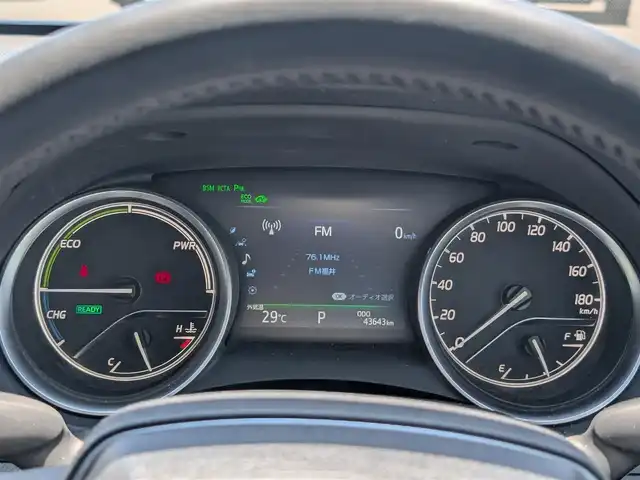 トヨタ カムリ G 福井県 2017(平29)年 4.4万km アティチュードブラックマイカ ワンオーナー車/純正17インチAW/バックカメラ/前方ドライブレコーダー/レーダークルーズコントロール/前後コーナーセンサー/運転席パワーシート/衝突被害軽減システム/純正メモリナビ（CD/DVD/BT/USB/AUX）/フルセグテレビ/LEDヘッドライト/Fフォグ/オートホールド/ビルトインETC/レーンキープアシスト/横滑り防止装置/盗難防止装置/ダブル＋サイドエアバッグ/カーテンエアバッグ/純正フロアマット