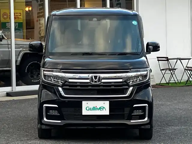ホンダ Ｎ ＢＯＸ カスタム L 山口県 2022(令4)年 0.9万km クリスタルブラックパール メモリーナビ/フルセグTV/バックカメラ/純正14インチアルミホイール/ドアバイザー/左側パワースライドドア /フロントシートヒーター/LEDオートライト/LEDフォグランプ/アダプティブクルーズコントロール/プリクラッシュセーフティ/レーンキープアシスト/ETC/エンジンプッシュスタート