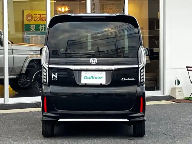 ホンダ Ｎ ＢＯＸ カスタム L 山口県 2022(令4)年 0.9万km クリスタルブラックパール メモリーナビ/フルセグTV/バックカメラ/純正14インチアルミホイール/ドアバイザー/左側パワースライドドア /フロントシートヒーター/LEDオートライト/LEDフォグランプ/アダプティブクルーズコントロール/プリクラッシュセーフティ/レーンキープアシスト/ETC/エンジンプッシュスタート