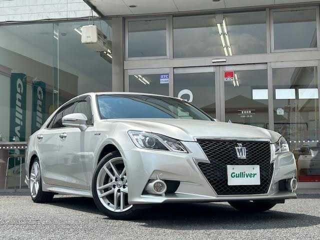 トヨタ クラウン ハイブリッド アスリートS 埼玉県 2013(平25)年 9.6万km プレシャスシルバー メーカーナビ/バックカメラ/クルーズコントロール/プッシュスタート/スマートキー/ETC/パワーシート/保証書/取扱説明書/スペアキー