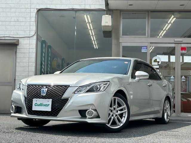 トヨタ クラウン ハイブリッド アスリートS 埼玉県 2013(平25)年 9.6万km プレシャスシルバー メーカーナビ/バックカメラ/クルーズコントロール/プッシュスタート/スマートキー/ETC/パワーシート/保証書/取扱説明書/スペアキー