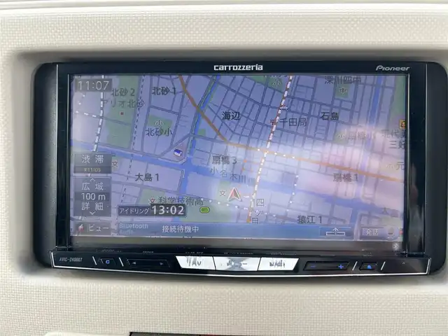 ダイハツ ミラ ココア プラスX 東京都 2014(平26)年 5.6万km ブラックマイカメタリック HDDサイバーナビ(AVIC-ZH0007)/(CD・DVD・BT・FM・AM)/バックカメラ/アイドリングストップ/ETC/フォグランプ/ルーフレール/純正マット/スペアタイヤ/Wエアバック/キーレス/ABS/保証書・取説