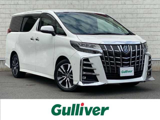 トヨタ アルファード S Cパッケージ 岐阜県 2020(令2)年 11.2万km ホワイトパールクリスタルシャイン ワンオーナー/4WD/JBLプレミアムサウンド（OP）/純正10.5型ナビ（OP）/純正13.3型フリップダウンモニター（OP）/全周囲カメラ（OP）/トヨタセーフティセンス/・プリクラッシュセーフティ【PCS】/・レーダークルーズコントロール（全車速追従機能付）/・レーントレーシングアシスト【LTA】/・オートマチックハイビーム【AHB】/・ロードサインアシスト【RSA】/・先行車発進告知機能【TMN】/・リヤクロストラフィックアラート【RCTA】（OP）/・パーキングサポートブレーキ【PKSB】（OP）/・ブラインドスポットモニター[BSM】（OP）/・インテリジェントパーキングアシスト【IPA】（OP）/両側パワースライドドア/黒本革シート/全席パワーシート/ポジションメモリ/前席シートヒーター/シートクーラー/パワーバックドア/本革巻きステアリング/ステアリングヒーター/三眼LEDヘッドランプ/LEDシーケンシャルターンランプ/純正18インチAW/社外AW4本スタッドレス/純正フロアマット/純正ドアバイザー/純正ETC2.0/前後ドライブレコーダー/スペアタイヤ/ディーラー整備記録簿（R3～R7）