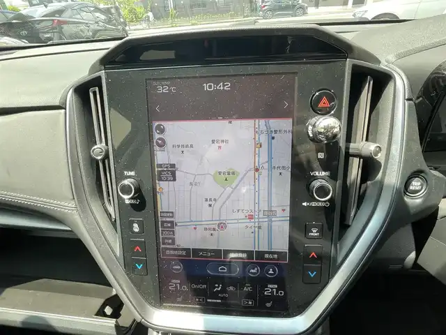 スバル レヴォーグ 1．8GT EX 静岡県 2021(令3)年 2.1万km クリスタルホワイトP 純正ナビ/フルセグTV/BT/USB/FSRカメラ/デジタルインナーミラー/前席シートヒーター /運転席パワーシート/前後ドライブレコーダー/ステアリングスイッチ/パドルシフト/衝突軽減ブレーキ/レーンキープアシスト/レーダークルーズコントロール/ブラインドスポットモニター/LEDヘッドライト/LEDフォグライト/純正17インチAW/スマートキー×2/保証書/取扱説明書/R6/7点検記録簿有