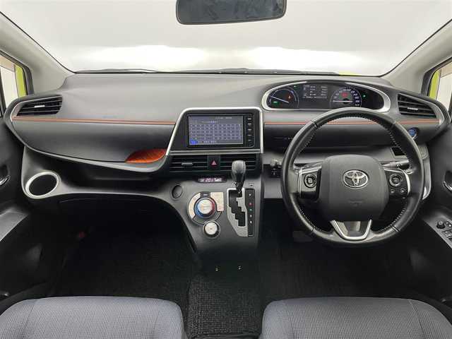 トヨタ シエンタ ハイブリッド G 愛知県 2016(平28)年 7.7万km エアーイエロー 純正ナビ　フルセグＴＶ　Ｂｌｕｅｔｏｏｔｈ　バックカメラ　両側電動スライド　ビルトインＥＴＣ　シートヒーター　ＬＥＤヘッドライト　純正１５インチＡＷ　スマートキー　プッシュスタート　オートライト　禁煙