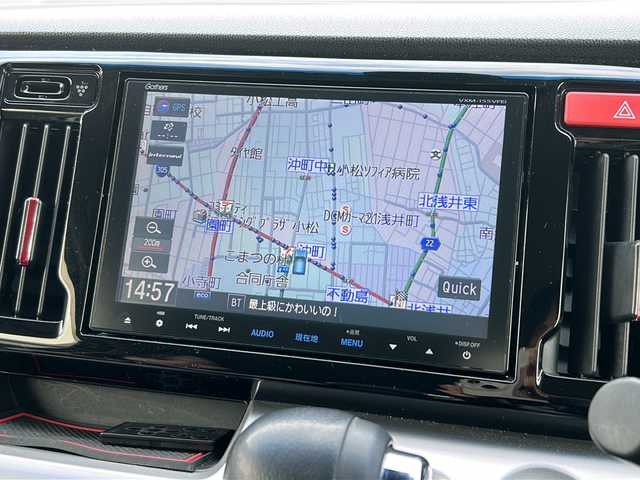 ホンダ Ｎ ＷＧＮ カスタム G ターボパッケージ 石川県 2015(平27)年 13.5万km プレミアムホワイトパール 純正SDナビ【VXM-155VFEI】/(Bluetooth/CD/DVD/フルセグTV) /ETC /ドラレコ /バックカメラ　/クルーズコントロール　/アイドリングストップ/社外フロアマット　/純正アルミホイール　/純正エアロ
