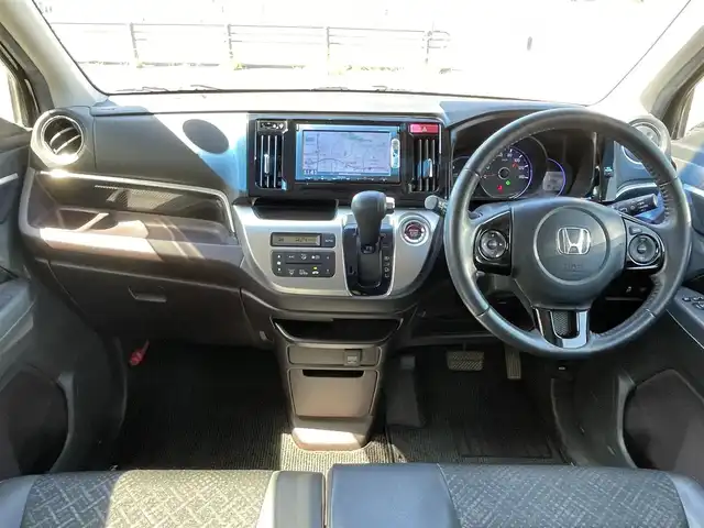 ホンダ Ｎ ＷＧＮ カスタム G Aパッケージ 岐阜県 2014(平26)年 7.6万km プレミアムゴールドパープルパール 4WD/純正ナビ/【CD.DVD.TV.Bluetooth．AM/FMラジオ】/バックカメラ/スマートキー/プッシュスタートボタン/クルーズコントロール/シティブレーキアクティブシステム/ベンチシート/オートライト/フォグライト/積込スタッドレスタイヤ/ドアバイザー/ウィンカーミラー/純正アルミホイール/純正フロアマット/取扱説明書/スペアキー