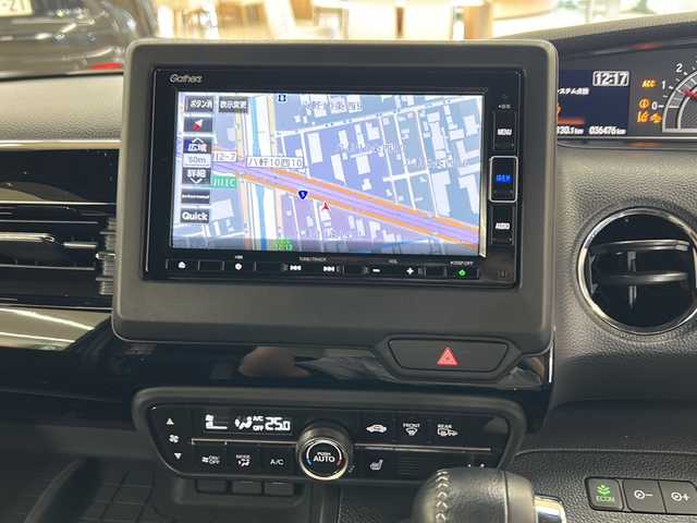 ホンダ Ｎ ＢＯＸ カスタム L ターボ 道央・札幌 2021(令3)年 3.7万km ミッドナイトブルービームM ・4WD/・純正ナビ/フルセグTV/DVD/CD/SD/BT/・バックカメラ/・純正エンジンスターター/・両側パワースライドドア/・ドライブレコーダー/・オートマチックハイビーム/・パドルシフト/・パーキングセンサー/・横滑り防止/・LEDヘッドライト/・LEDフォグ/・ハーフレザーシート/・前席シートヒーター/・ETC/・ドアバイザー/・電格ミラー/・ミラーヒーター/・シーケンシャルウインカー/・冬タイヤ社外14インチAW積込