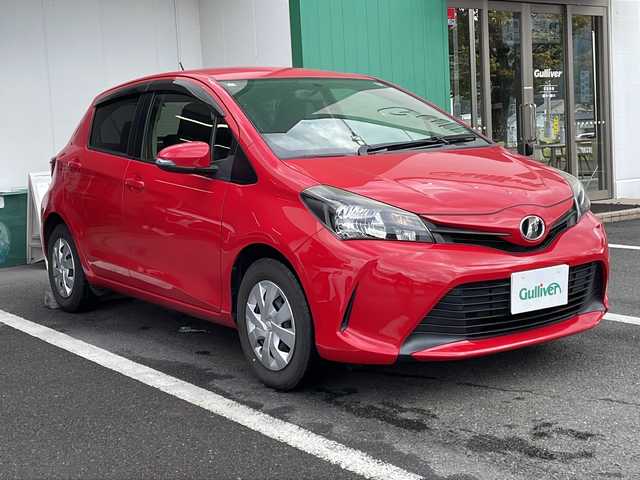 トヨタ ヴィッツ F 京都府 2014(平26)年 7.2万km スーパーレッドⅤ 社外メモリナビ/リモコンキー/ETC