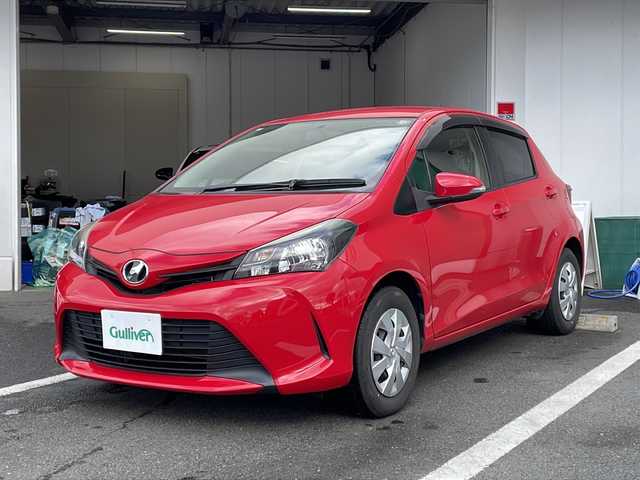 トヨタ ヴィッツ F 京都府 2014(平26)年 7.2万km スーパーレッドⅤ 社外メモリナビ/リモコンキー/ETC