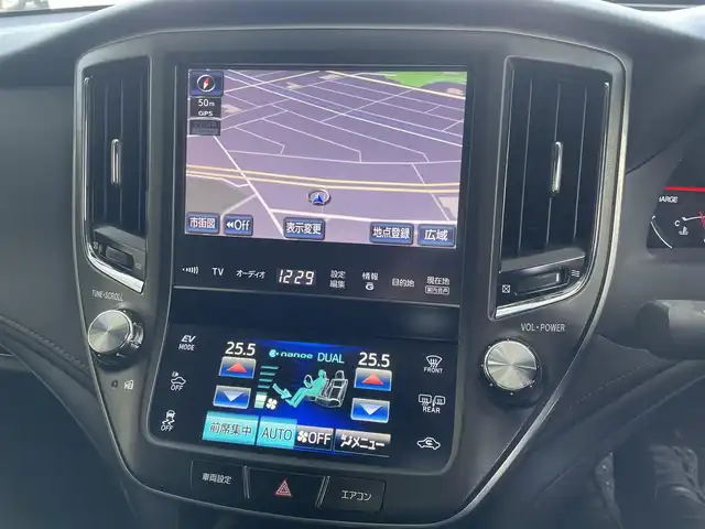 トヨタ クラウン ハイブリッド アスリートS 千葉県 2013(平25)年 10.8万km ホワイトパールクリスタルシャイン ワンオーナー/スパッタリング18インチAW＜OP＞/アドバンストパッケージ＜OP＞/〇プリクラッシュセーフティシステム/〇クリアランスソナー/〇レーダークルーズコントロール/純正HDDナビ＜OP＞/フルセグTV/CD/DVD/BTオーディオ/バックカメラ/前席パワーシート/シートヒーター/ビルトインETC/スマートキー/プッシュスタート/純正前方ドライブレコーダー/ステアリングヒーター/ステアリングスイッチ/レーダー探知機＜ZERO　702V＞/バイキセノン式ヘッドランプ/保証書/取説/スペアキー