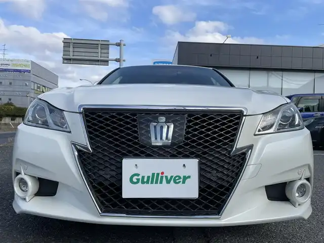 トヨタ クラウン ハイブリッド アスリートS 千葉県 2013(平25)年 10.8万km ホワイトパールクリスタルシャイン ワンオーナー/スパッタリング18インチAW＜OP＞/アドバンストパッケージ＜OP＞/〇プリクラッシュセーフティシステム/〇クリアランスソナー/〇レーダークルーズコントロール/純正HDDナビ＜OP＞/フルセグTV/CD/DVD/BTオーディオ/バックカメラ/前席パワーシート/シートヒーター/ビルトインETC/スマートキー/プッシュスタート/純正前方ドライブレコーダー/ステアリングヒーター/ステアリングスイッチ/レーダー探知機＜ZERO　702V＞/バイキセノン式ヘッドランプ/保証書/取説/スペアキー