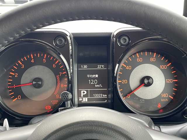 スズキ ジムニー XC 山形県 2024(令6)年 1.4万km ブルーイッシュブラックパール3 禁煙車/デュアルセンサーブレーキサポート/スズキセーフティサポート/・後退時ブレーキサポート/・車線逸脱抑制制御機能/・車線逸脱警報機能/・横滑り防止装置（ＥＳＰ）/アルパインディスプレイオーディオ/BT.USB.AndoroidAuto.AppleCarPlay.HDMI/バックカメラ/フロントカメラ/シートヒーター/クルーズコントロール/リフトアップ/ヒルディセントコントロール/アイドリングストップ/ヘッドライトウォッシャー/ETC/プッシュスタート/スマートキーｘ２/ＬＥＤヘッドライト