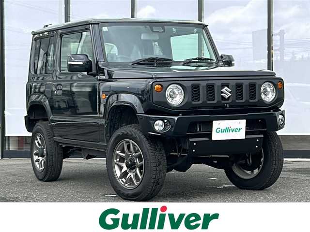 スズキ ジムニー XC 山形県 2024(令6)年 1.4万km ブルーイッシュブラックパール3 禁煙車/デュアルセンサーブレーキサポート/スズキセーフティサポート/・後退時ブレーキサポート/・車線逸脱抑制制御機能/・車線逸脱警報機能/・横滑り防止装置（ＥＳＰ）/アルパインディスプレイオーディオ/BT.USB.AndoroidAuto.AppleCarPlay.HDMI/バックカメラ/フロントカメラ/シートヒーター/クルーズコントロール/リフトアップ/ヒルディセントコントロール/アイドリングストップ/ヘッドライトウォッシャー/ETC/プッシュスタート/スマートキーｘ２/ＬＥＤヘッドライト