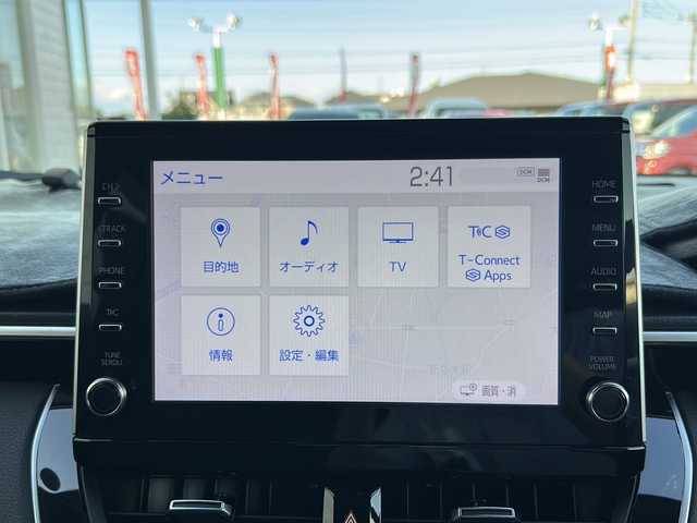 トヨタ カローラ クロス ハイブリッド Z 栃木県 2021(令3)年 2.8万km プラチナホワイトパールマイカ 純正ナビ/フルセグＴＶ/Ｂｌｕｅｔｏｏｔｈ/前後ドライブレコーダー/アラウンドビューモニター/ガラスルーフ/パワーバックドア/パワーシート/ＥＴＣ/クルーズコントロール/シートヒーター/置くだけ充電/ハーフレザーシート/トヨタセーフティセンス/ABS/横滑り防止機能/レーンキープアシスト/コーナーセンサー/盗難防止装置/衝突被害軽減システム/スペアキー