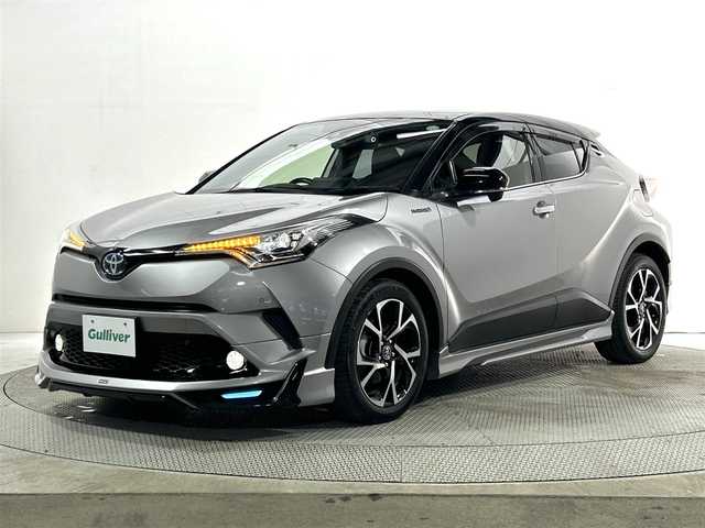 トヨタ Ｃ－ＨＲ G LEDエディション 大阪府 2017(平29)年 5.7万km ブラック/メタルストリームM 純正９ｉｎｃナビ　衝突軽減　レーンアシスト　モデリスタ　クリアランスソナー　オートホールド　スマートキー　ＢＳＭ　バックカメラ　ドラレコ　ＥＴＣ　純正ホイール　シートヒーター　Ｂｌｕｅｔｏｏｔｈ
