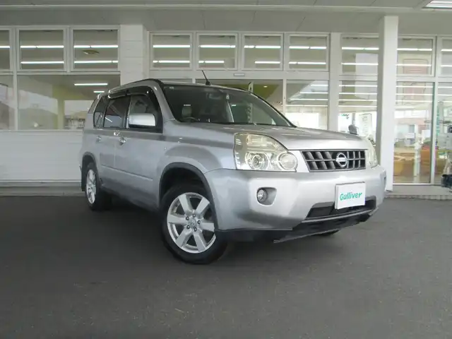 日産 エクストレイル 20X 千葉県 2009(平21)年 4.4万km ダイヤモンドシルバー 純正HDDナビ　・フルセグTV/バックカメラ/純正オーディオ【CD/DVD/USB】/クルーズコントロール/前席シートヒーター/ドライブレコーダー/カブロンシート/HIDヘッドライト/フォグランプ/スマートキー/ルーフレール/H23、24、26、27、28、30、/　 R1、2、4、5、6、7年記録簿有