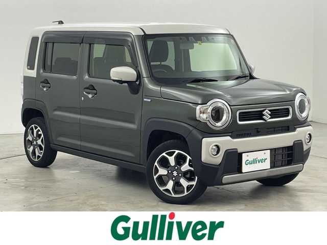 スズキ ハスラー HYBRID X 福岡県 2023(令5)年 1.5万km クールカーキパールメタリック/ソフトベージュメタリック 純正９型ナビ（ＢＴ，フルセグＴＶ）　/全方位カメラ　/ビルトインＥＴＣ　/前後ドラレコ　/アダプティブクルコン　/コーナーセンサー　/衝突軽減ブレーキ　/レーンキープ　/アイドリングストップ　/シートヒーター　/ＬＥＤ