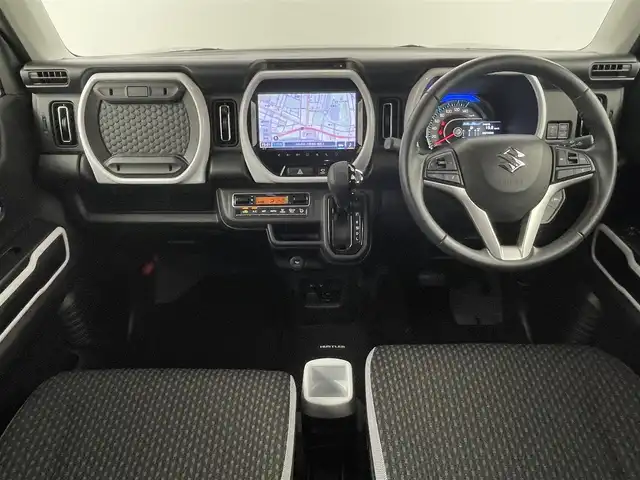 スズキ ハスラー HYBRID X 福岡県 2023(令5)年 1.5万km クールカーキパールメタリック/ソフトベージュメタリック 純正９型ナビ（ＢＴ，フルセグＴＶ）　/全方位カメラ　/ビルトインＥＴＣ　/前後ドラレコ　/アダプティブクルコン　/コーナーセンサー　/衝突軽減ブレーキ　/レーンキープ　/アイドリングストップ　/シートヒーター　/ＬＥＤ