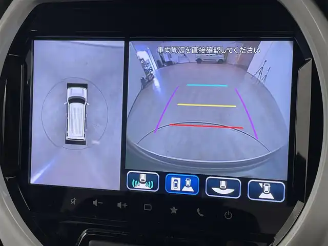 スズキ ハスラー HYBRID X 福岡県 2023(令5)年 1.5万km クールカーキパールメタリック/ソフトベージュメタリック 純正９型ナビ（ＢＴ，フルセグＴＶ）　/全方位カメラ　/ビルトインＥＴＣ　/前後ドラレコ　/アダプティブクルコン　/コーナーセンサー　/衝突軽減ブレーキ　/レーンキープ　/アイドリングストップ　/シートヒーター　/ＬＥＤ