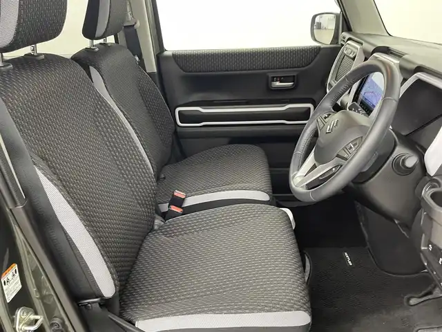スズキ ハスラー HYBRID X 福岡県 2023(令5)年 1.5万km クールカーキパールメタリック/ソフトベージュメタリック 純正９型ナビ（ＢＴ，フルセグＴＶ）　/全方位カメラ　/ビルトインＥＴＣ　/前後ドラレコ　/アダプティブクルコン　/コーナーセンサー　/衝突軽減ブレーキ　/レーンキープ　/アイドリングストップ　/シートヒーター　/ＬＥＤ