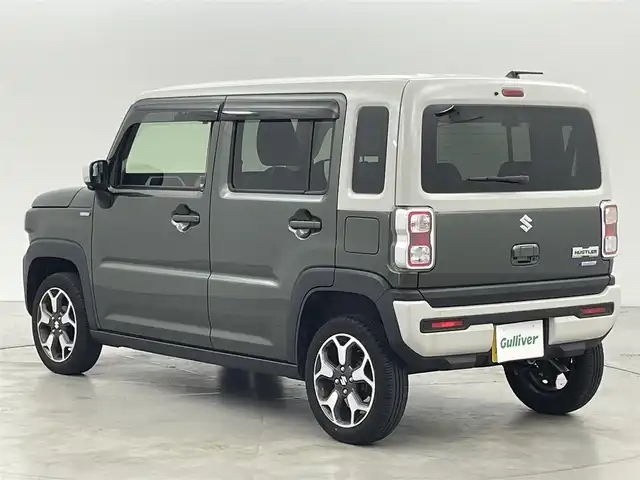 スズキ ハスラー HYBRID X 福岡県 2023(令5)年 1.5万km クールカーキパールメタリック/ソフトベージュメタリック 純正９型ナビ（ＢＴ，フルセグＴＶ）　/全方位カメラ　/ビルトインＥＴＣ　/前後ドラレコ　/アダプティブクルコン　/コーナーセンサー　/衝突軽減ブレーキ　/レーンキープ　/アイドリングストップ　/シートヒーター　/ＬＥＤ