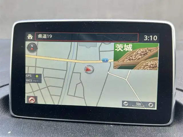 マツダ アクセラ スポーツ 15S 茨城県 2015(平27)年 5.9万km スノーフレイクホワイトパールマイカ 純正ナビ/（AM.FM.CD.DVD.BT.USB）/フルセグTV/バックカメラ/ビルトインETC/純正フロアマット/電格ミラー