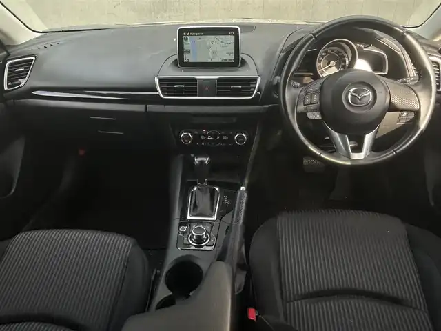 マツダ アクセラ スポーツ 15S 茨城県 2015(平27)年 5.9万km スノーフレイクホワイトパールマイカ 純正ナビ/（AM.FM.CD.DVD.BT.USB）/フルセグTV/バックカメラ/ビルトインETC/純正フロアマット/電格ミラー