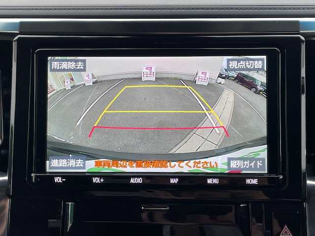 トヨタ アルファード S Cパッケージ 静岡県 2018(平30)年 4.5万km ブラック ●純正ナビ/(フルセグ/CD/DVD/Bluetooth)/●バックカメラ/●レーダークルーズコントロール/●プリクラッシュセーフティー/●レーントレーシングアシスト/●前後クリアランスソナー/●パーキングサポートブレーキ/●オートブレーキホールド/●LEDヘッドライト/●フォグランプ/●オートライト/●オートマチックハイビーム/●ウッドコンボステアリング/●ステアリングスイッチ/●ステアリングヒーター/●両側パワースライドドア/●電動格納ウインカーミラー/●デジタルインナーミラー/●電動リアゲート/●電動パーキングブレーキ/●おくだけ充電/●ETC/●運転席＆助手席エアシート/●運転席＆助手席パワーシート/●運転席シートメモリー/●後席パワーシート/●純正フロアマット/●ドアバイザー/●前方ドライブレコーダー/●ISOFIX/●サンルーフ/●プッシュスタート/●スマートキー/●純正18インチアルミホイール/●W+サイド+カーテンSRS+ABS/●保証書/●取扱説明書