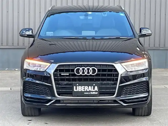 アウディ Ｑ３ 2．0 TFSI クワトロ 180PS 青森県 2017(平29)年 5.4万km ミトスブラックメタリック /4WD/ターボ/黒ハーフレザーシート/前席パワーシート /前席シートヒーター/純正HDDナビ/　(フルセグTV/DVD/Bt)/バックカメラ/社外前後ドラレコ/前後バンパーソナー/シルバールーフレール/パワーバックドア/前後バンパーソナー/革巻きステア・ノブ/パドルシフト/オーディオ/ステアスイッチ/LEDオートライト/ヘットライトウオッシャー/ウインカーミラー /ミラーヒーター/ヒルクライムアシスト/リア5面スモークフィルム/プッシュスタートシステム/W/サイドエアバッグ/ABS/スマートキー