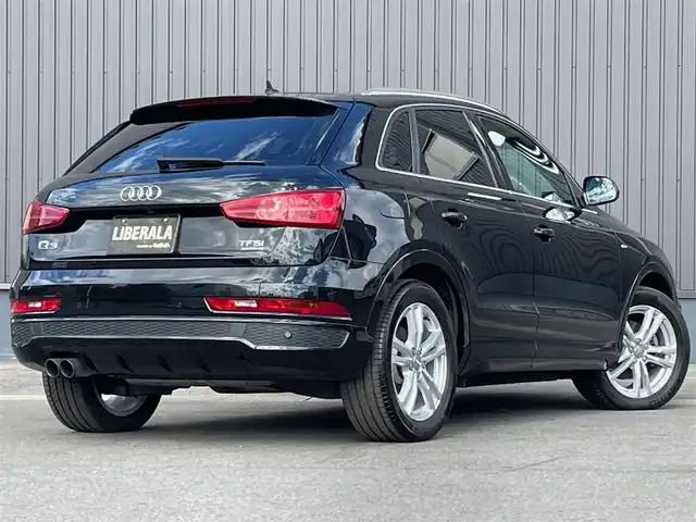 アウディ Ｑ３ 2．0 TFSI クワトロ 180PS 青森県 2017(平29)年 5.4万km ミトスブラックメタリック /4WD/ターボ/黒ハーフレザーシート/前席パワーシート /前席シートヒーター/純正HDDナビ/　(フルセグTV/DVD/Bt)/バックカメラ/社外前後ドラレコ/前後バンパーソナー/シルバールーフレール/パワーバックドア/前後バンパーソナー/革巻きステア・ノブ/パドルシフト/オーディオ/ステアスイッチ/LEDオートライト/ヘットライトウオッシャー/ウインカーミラー /ミラーヒーター/ヒルクライムアシスト/リア5面スモークフィルム/プッシュスタートシステム/W/サイドエアバッグ/ABS/スマートキー