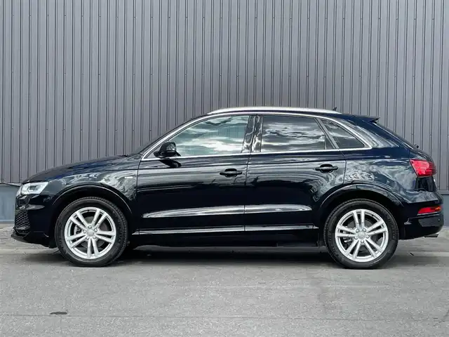 アウディ Ｑ３ 2．0 TFSI クワトロ 180PS 青森県 2017(平29)年 5.4万km ミトスブラックメタリック /4WD/ターボ/黒ハーフレザーシート/前席パワーシート /前席シートヒーター/純正HDDナビ/　(フルセグTV/DVD/Bt)/バックカメラ/社外前後ドラレコ/前後バンパーソナー/シルバールーフレール/パワーバックドア/前後バンパーソナー/革巻きステア・ノブ/パドルシフト/オーディオ/ステアスイッチ/LEDオートライト/ヘットライトウオッシャー/ウインカーミラー /ミラーヒーター/ヒルクライムアシスト/リア5面スモークフィルム/プッシュスタートシステム/W/サイドエアバッグ/ABS/スマートキー