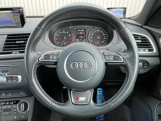 アウディ Ｑ３ 2．0 TFSI クワトロ 180PS 青森県 2017(平29)年 5.4万km ミトスブラックメタリック /4WD/ターボ/黒ハーフレザーシート/前席パワーシート /前席シートヒーター/純正HDDナビ/　(フルセグTV/DVD/Bt)/バックカメラ/社外前後ドラレコ/前後バンパーソナー/シルバールーフレール/パワーバックドア/前後バンパーソナー/革巻きステア・ノブ/パドルシフト/オーディオ/ステアスイッチ/LEDオートライト/ヘットライトウオッシャー/ウインカーミラー /ミラーヒーター/ヒルクライムアシスト/リア5面スモークフィルム/プッシュスタートシステム/W/サイドエアバッグ/ABS/スマートキー