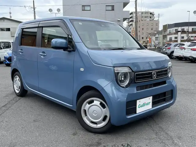 ホンダ Ｎ ＷＧＮ L ホンダセンシング 静岡県 2019(令1)年 3.9万km ホライズンシーブルーパール ワンオーナー/純正メモリナビ・フルセグTV/DVD/CD/USB/SD/Bluetooth/バックカメラ/HONDA SENSING/・アダプティブクルーズコントロール（ACC）/・衝突軽減ブレーキ（CMBS）/・車線維持支援システム（LKAS）/・誤発進抑制機能/・先行車発進お知らせ機能/・オートハイビーム/・標識認識機能/LEDライト/ビルトインETC/スマートキー/プッシュスタート/新車時保証書/取扱説明書