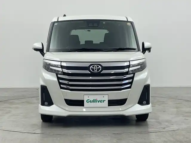トヨタ ルーミー カスタムG 群馬県 2025(令7)年 0.4万km パールホワイトⅢ 純正９型ディスプレイ　全周囲カメラ　アダプティブクルーズコントロール　両側電動スライドドア　ビルトインＥＴＣ　前後ドラレコ　衝突被害軽減ブレーキ　革巻きステアリング　ＬＥＤライト　スマートキー　禁煙車