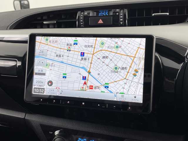 トヨタ ハイラックス Z 愛知県 2023(令5)年 1.8万km アティチュードブラックマイカ 9インチフローティングナビ/・AVIC-RF720/・フルセグTV/・Bluetooth/・バックカメラ/ETC/前後ドライブレコーダー/トノカバー/LEDヘッドライト/シートカバー/アイドリングストップ/コーナーセンサー/DPF再生/センターデフロック
