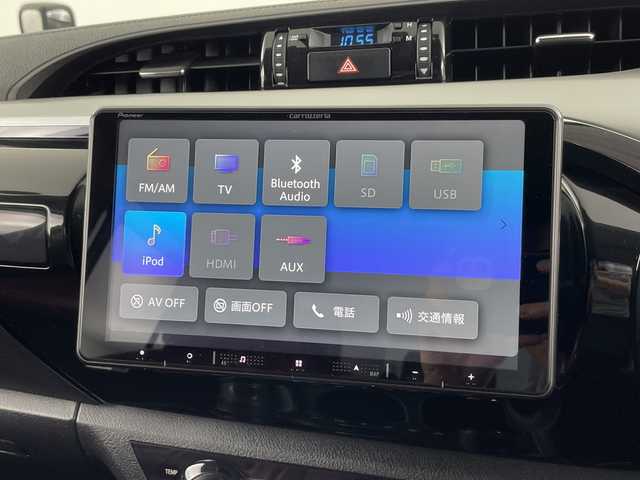 トヨタ ハイラックス Z 愛知県 2023(令5)年 1.8万km アティチュードブラックマイカ 9インチフローティングナビ/・AVIC-RF720/・フルセグTV/・Bluetooth/・バックカメラ/ETC/前後ドライブレコーダー/トノカバー/LEDヘッドライト/シートカバー/アイドリングストップ/コーナーセンサー/DPF再生/センターデフロック