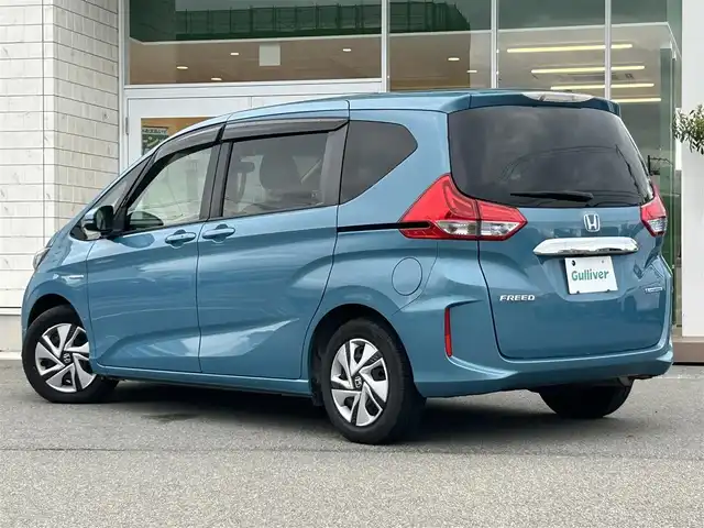 ホンダ フリード ハイブリット G ホンダセンシング 兵庫県 2018(平30)年 6.6万km ブルーホライゾンM ナビ/Bluetooth/フルセグ/FM/AM/CD/DVD/リアモニター/両側パワースライド/純正フロアマット/プッシュスタート/衝突軽減ブレーキ/スマートキー/オートライト/LEDヘッドライト