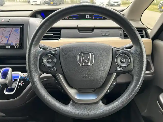 ホンダ フリード ハイブリット G ホンダセンシング 兵庫県 2018(平30)年 6.6万km ブルーホライゾンM ナビ/Bluetooth/フルセグ/FM/AM/CD/DVD/リアモニター/両側パワースライド/純正フロアマット/プッシュスタート/衝突軽減ブレーキ/スマートキー/オートライト/LEDヘッドライト