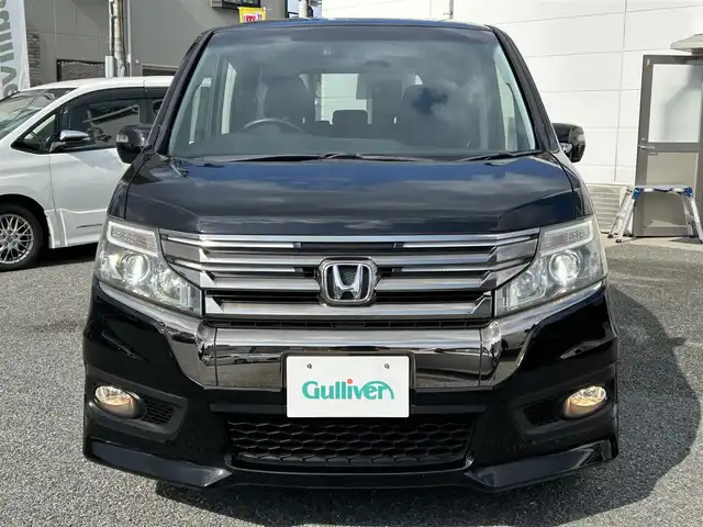 ホンダ ステップワゴン スパーダ Z クールスピリット 兵庫県 2012(平24)年 6.5万km プレミアムスパークルブラックパール 外部検査実施済み/・純正9インチHDDナビ（VXM-135VFNi）/・地デジ/DVD再生/・バックカメラ/・ETC/・両側パワースライドドア/・ハーフレザーシート/・オートキセノン/・純正17インチAW/・クルーズコントロール/・ドライブレコーダー前/・アイドリングストップ/・パドルシフト/・H25/26/27/28/30/31/R2/3/5/7年/点検記録簿あり