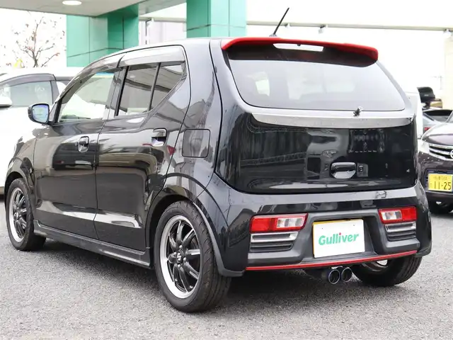 スズキ アルト ターボRS 神奈川県 2016(平28)年 7.6万km ブルーイッシュブラックパール3 TEIN車高調/HKSマフラー/15インチAW165/55R15/メモリナビ（CN-F1DVD）/ワンセグテレビ/シートヒーター/ドライブレコーダー（前後）/アイドリングストップ/ドアバイザー/プッシュスタート/ETC/保証書、取説/スペアスマートキー