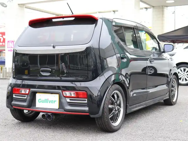 スズキ アルト ターボRS 神奈川県 2016(平28)年 7.6万km ブルーイッシュブラックパール3 TEIN車高調/HKSマフラー/15インチAW165/55R15/メモリナビ（CN-F1DVD）/ワンセグテレビ/シートヒーター/ドライブレコーダー（前後）/アイドリングストップ/ドアバイザー/プッシュスタート/ETC/保証書、取説/スペアスマートキー