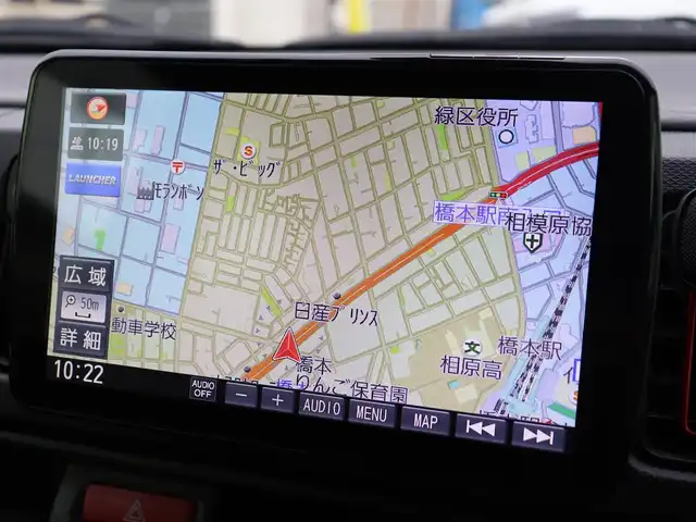 スズキ アルト ターボRS 神奈川県 2016(平28)年 7.6万km ブルーイッシュブラックパール3 TEIN車高調/HKSマフラー/15インチAW165/55R15/メモリナビ（CN-F1DVD）/ワンセグテレビ/シートヒーター/ドライブレコーダー（前後）/アイドリングストップ/ドアバイザー/プッシュスタート/ETC/保証書、取説/スペアスマートキー