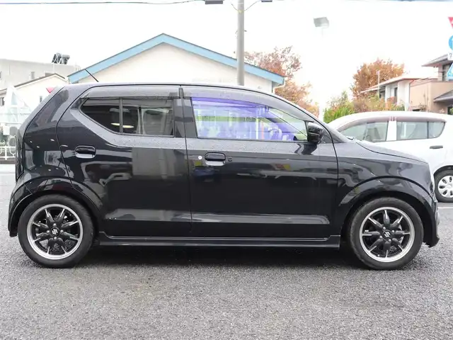 スズキ アルト ターボRS 神奈川県 2016(平28)年 7.6万km ブルーイッシュブラックパール3 TEIN車高調/HKSマフラー/15インチAW165/55R15/メモリナビ（CN-F1DVD）/ワンセグテレビ/シートヒーター/ドライブレコーダー（前後）/アイドリングストップ/ドアバイザー/プッシュスタート/ETC/保証書、取説/スペアスマートキー