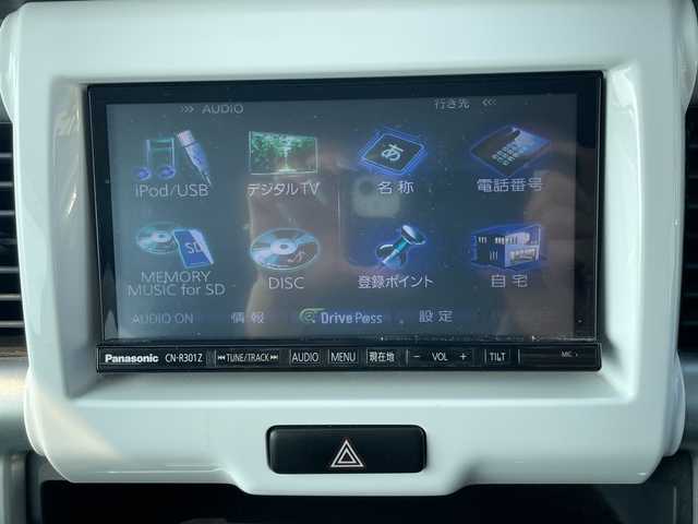 スズキ ハスラー X ターボ 神奈川県 2014(平26)年 5.4万km クールカーキPM 純正ＳＤナビ（CN-R301Z）/フルセグ/Bluetooth/CD/DVD/USB/HDMI/シートヒーター　/ビルドインETC　/純正AW/純正フロアマット/ラバーマット　/純正キセノンヘッドライト　　　/フォグライト　/オートライト/プッシュスタート/スマートキー　/ABS/横滑り防止装置　/衝突被害軽減システム　/Wエアバッグ