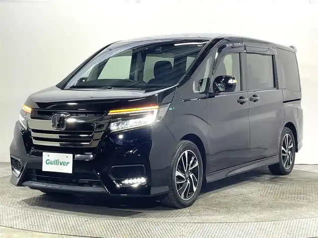 ホンダ ステップワゴン スパーダ クルスピセンシング 大阪府 2018(平30)年 4.1万km プレミアムスパークルブラックパール 純正ナビTV バックカメラ レーダークルコン 衝突軽減ブレーキ レーンアシスト オートハイビーム ハーフレザー シートヒーター わくわくゲート 両側パワースライドドア リアオートエアコン ドライブレコーダー ETC
