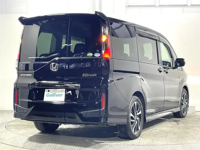 ホンダ ステップワゴン スパーダ クルスピセンシング 大阪府 2018(平30)年 4.1万km プレミアムスパークルブラックパール 純正ナビTV バックカメラ レーダークルコン 衝突軽減ブレーキ レーンアシスト オートハイビーム ハーフレザー シートヒーター わくわくゲート 両側パワースライドドア リアオートエアコン ドライブレコーダー ETC