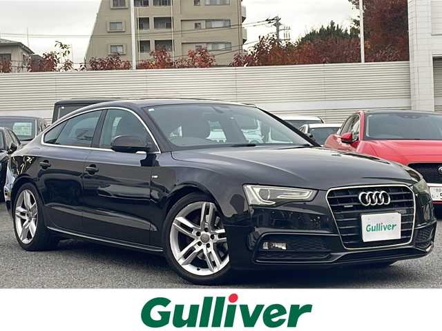 アウディ Ａ５ SB 2．0 TFSI クワトロ 東京都 2015(平27)年 7.5万km ミトスブラックメタリック 新車時保証書　取扱説明書/純正ナビ/（フルセグ/SD/BT/CD/DVD/FM/AM）/バックカメラ　ETC/ドライブレコーダー（360°＋リアカメラ）/パドルシフト/レザーシート/シートヒーター（D/N）/パワーシート（D/N）/オートホールド/スマートキー×２/純正18インチアルミ
